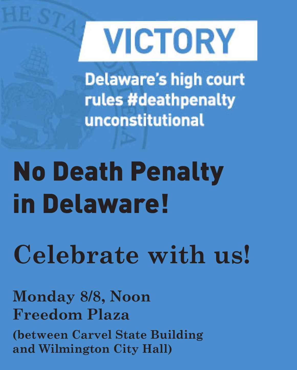 DE Death penalty rally