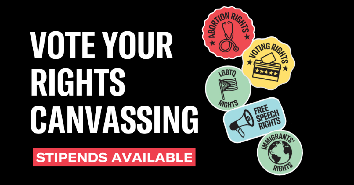 Vote Your Rights Canvassing