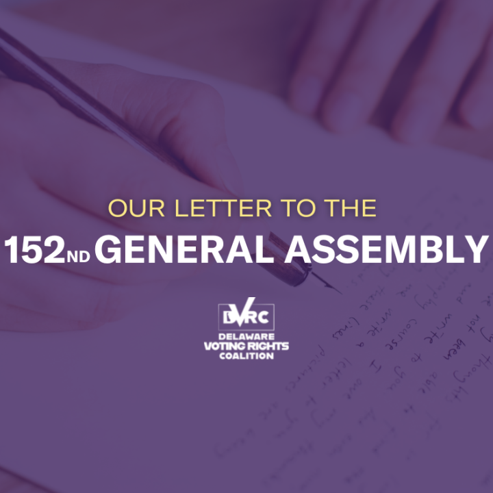 Our letter to the 152nd General Assembly