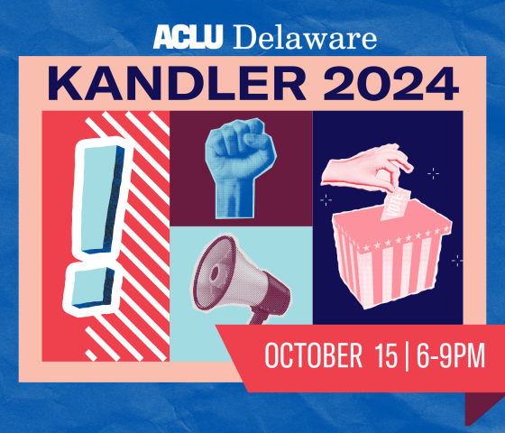Graphic image with text that reads "KANDLER 2024 October 15 6-9pm"