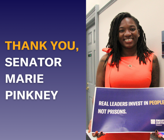 Thank you, Senator Marie Pinkney